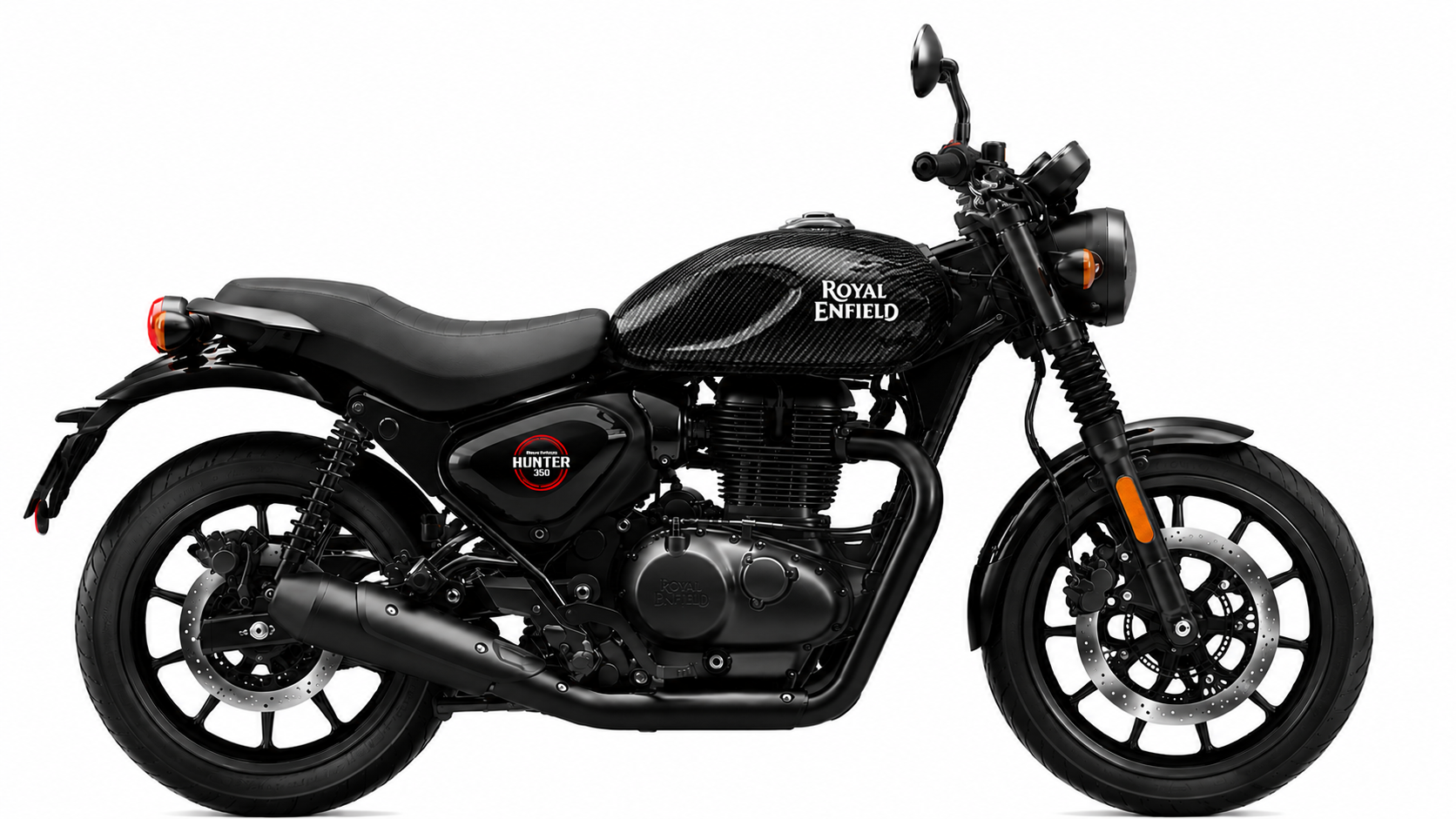 Royal Enfield Hunter 350 — Premium Fiber Tank Cap