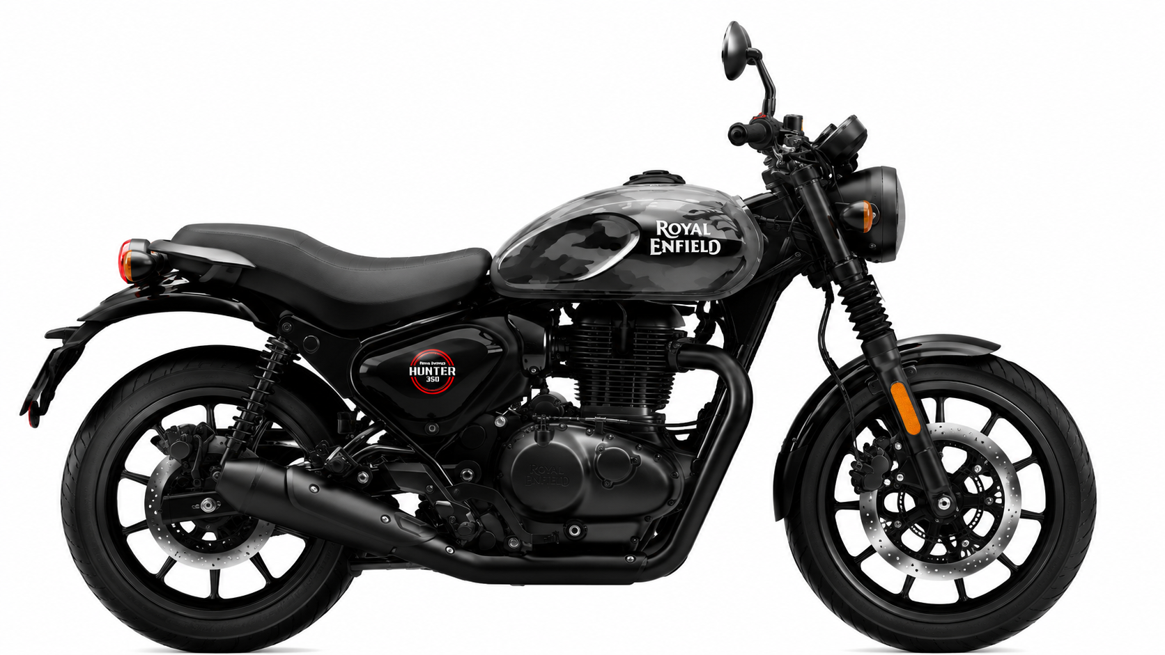 Royal Enfield Hunter 350 — Premium Fiber Tank Cap